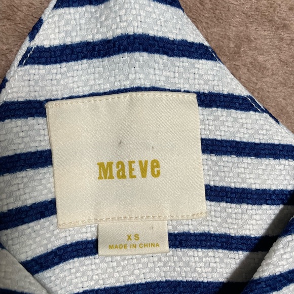 Anthropologie Maeve Ahoy Swing dress nautical sailor stripes halter dress - XS - Picture 8 of 13